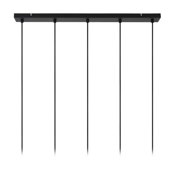 Lucide EVORA - Pendant light - Ø 10 cm - 5xGU10 - Black - detail 3